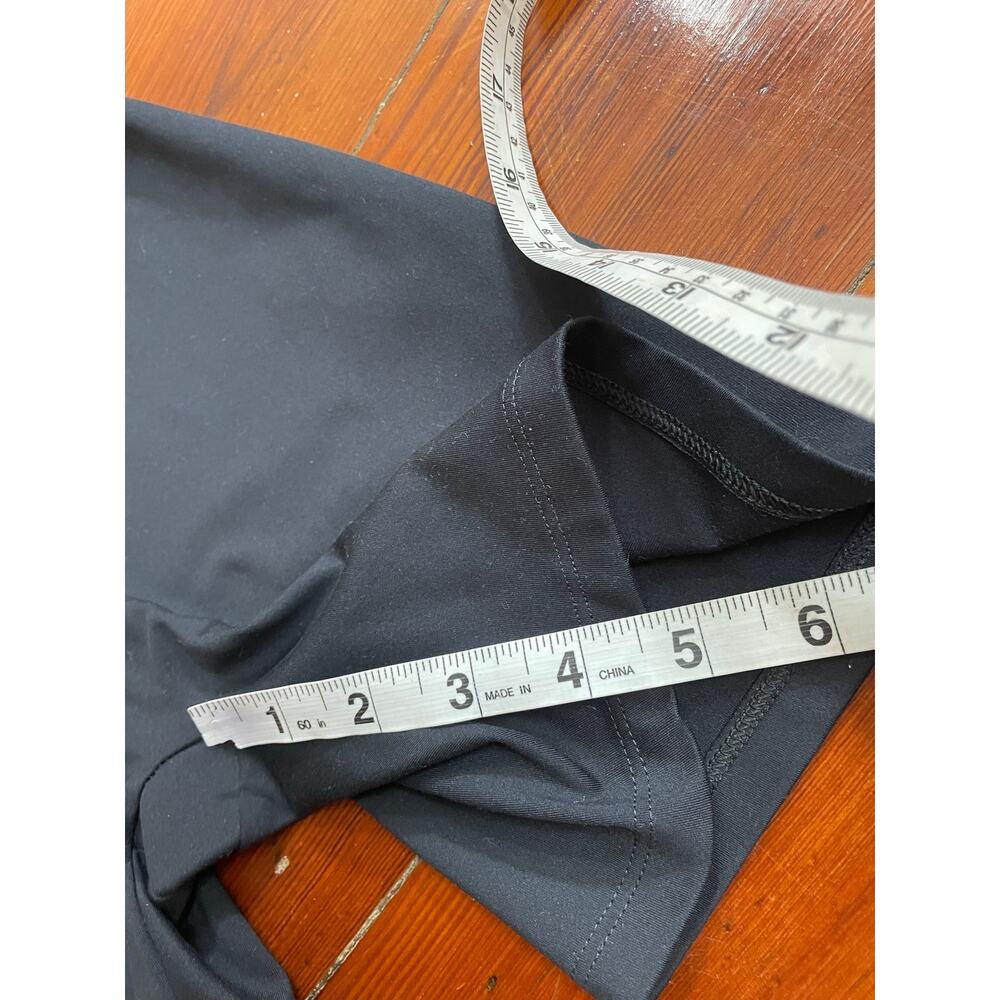 Girlfriend Collective Bike Unitard Black Medium Compressive Romper Built In Bra - Picture 11 of 11